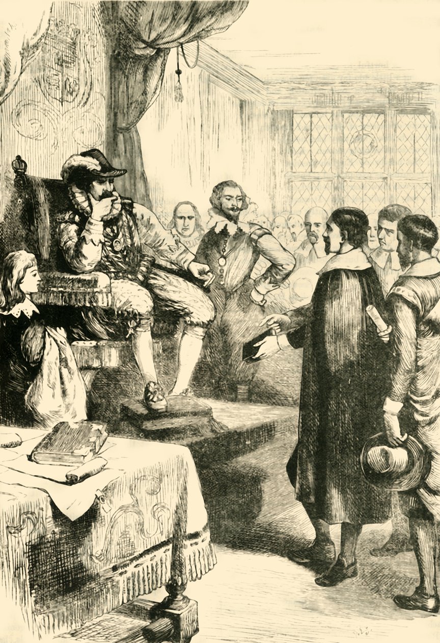Puritánok I. Jakab előtt, 1600, 1890. alkotó: Unbekannt