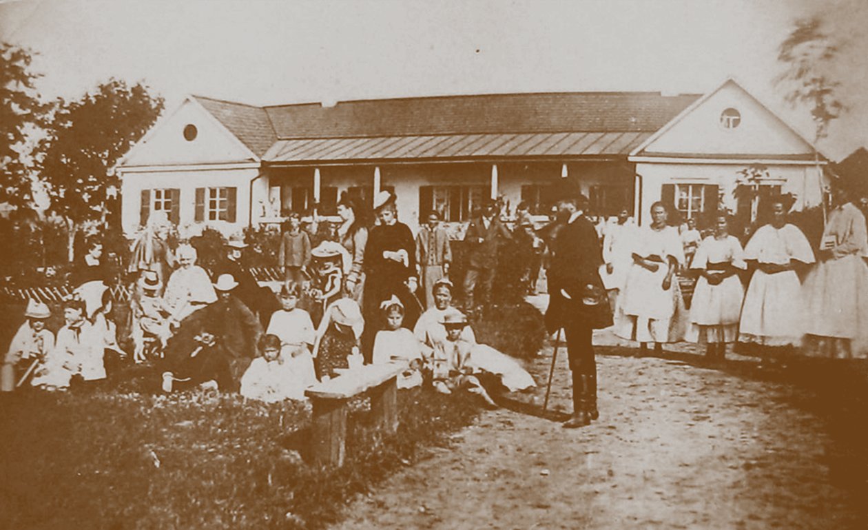 Pjotr I. Csajkovszkij 1840-1893 a Davydov családdal a Kamenka birtokon alkotó: Unbekannt