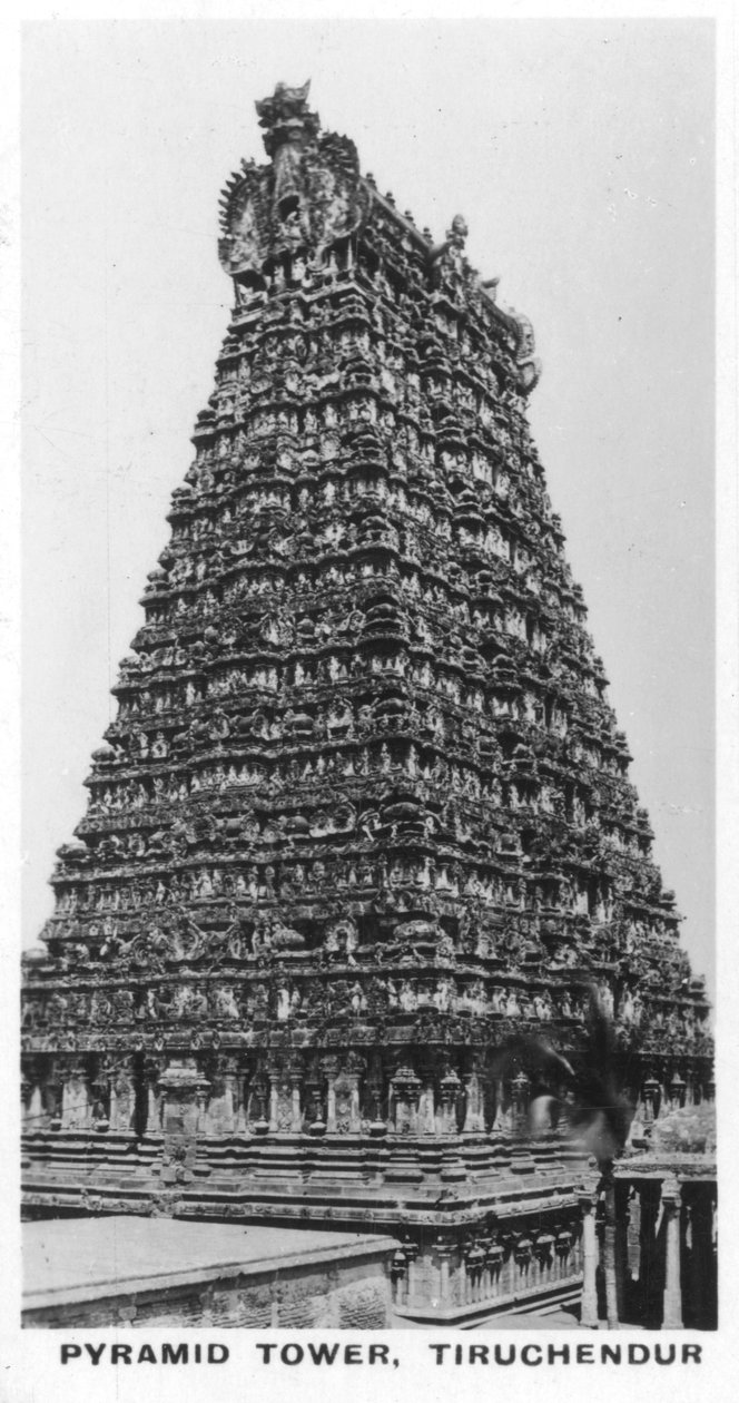 Piramistorony, Tiruchendur, Tamil Nadu, India, 1925 alkotó: Unbekannt