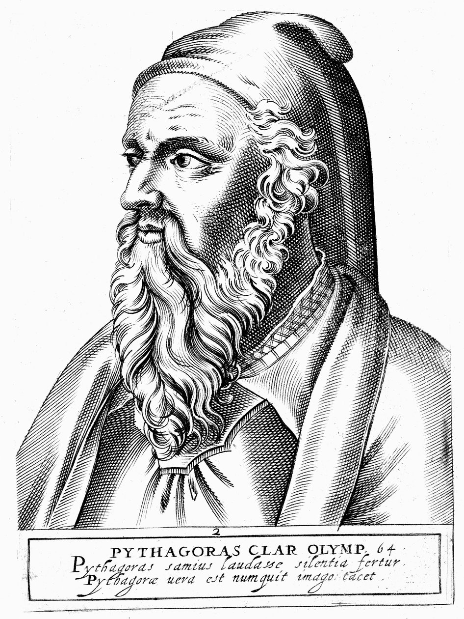 Pythagoras c560 - ie 480, görög filozófus és tudós alkotó: Unbekannt