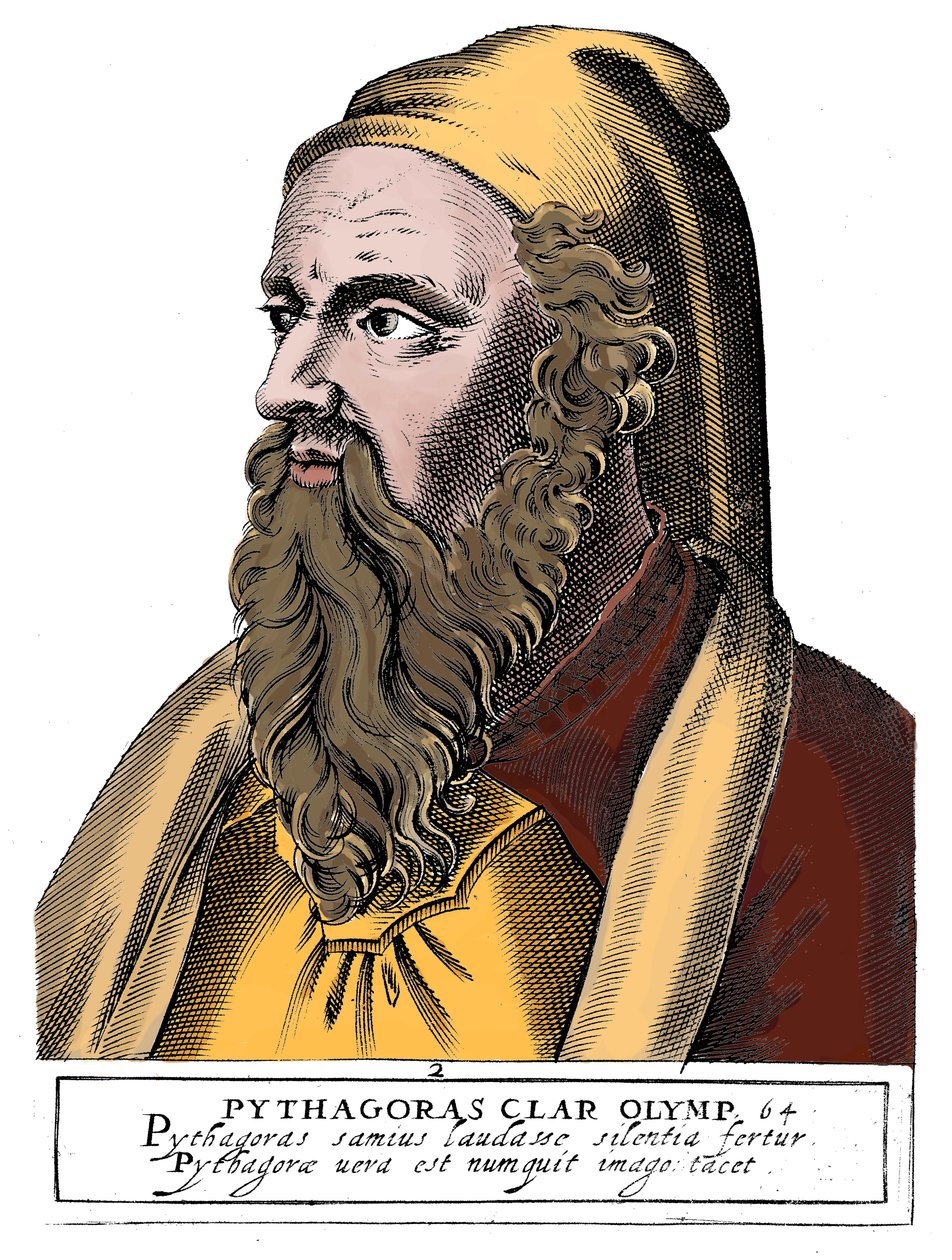 Pythagoras c560 - ie 480, görög filozófus és tudós alkotó: Unbekannt