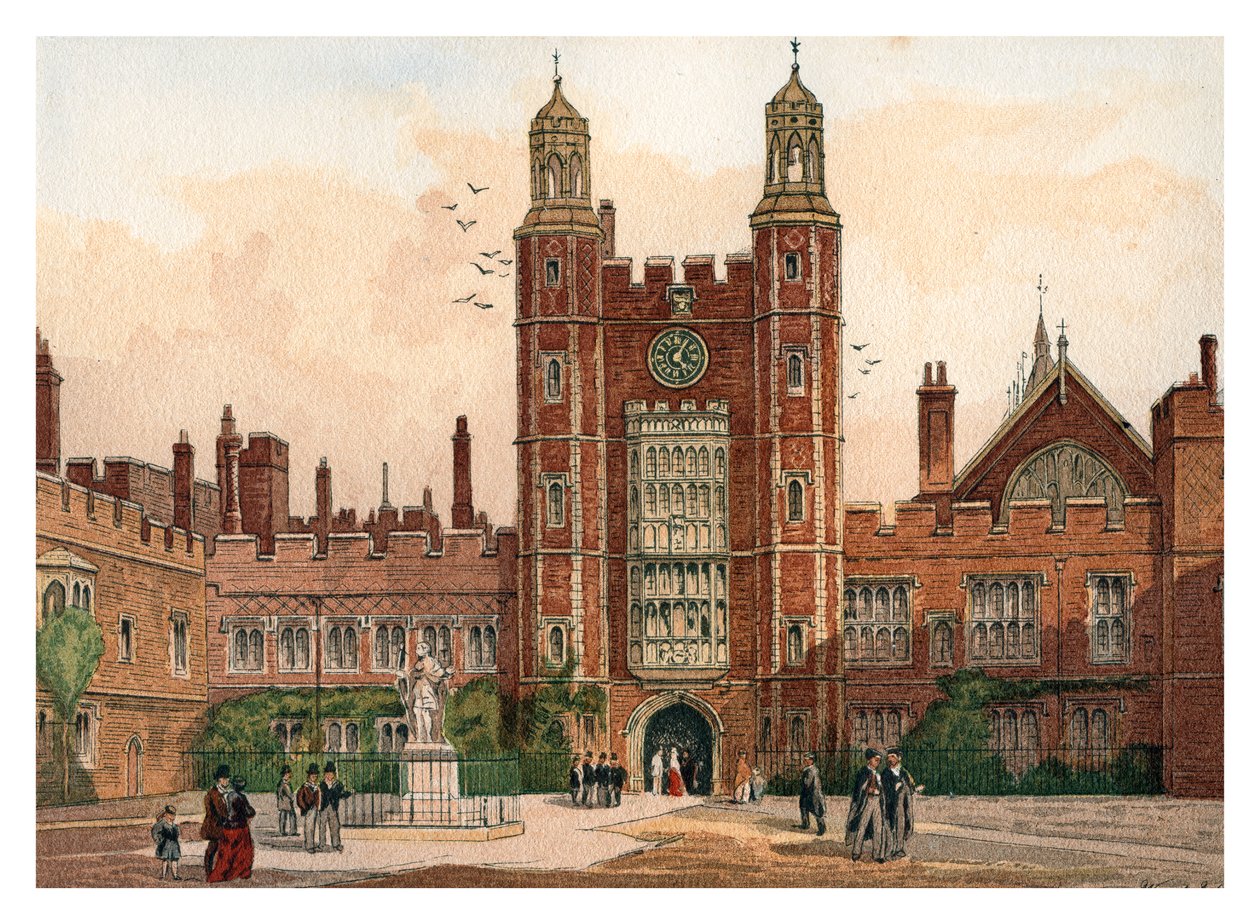Az Eton College négyszöge, 1880 alkotó: Unbekannt