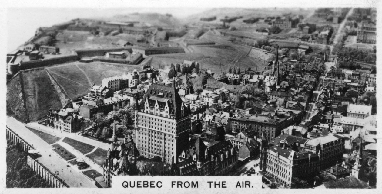 Quebec a levegőből, Kanada, 1920-as évek alkotó: Unbekannt