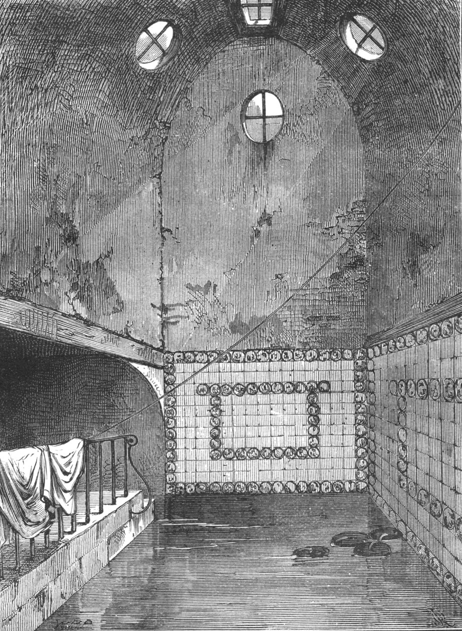 Queen Annes Bath 1851-ben, 1897-ben készült nézetből alkotó: Unbekannt