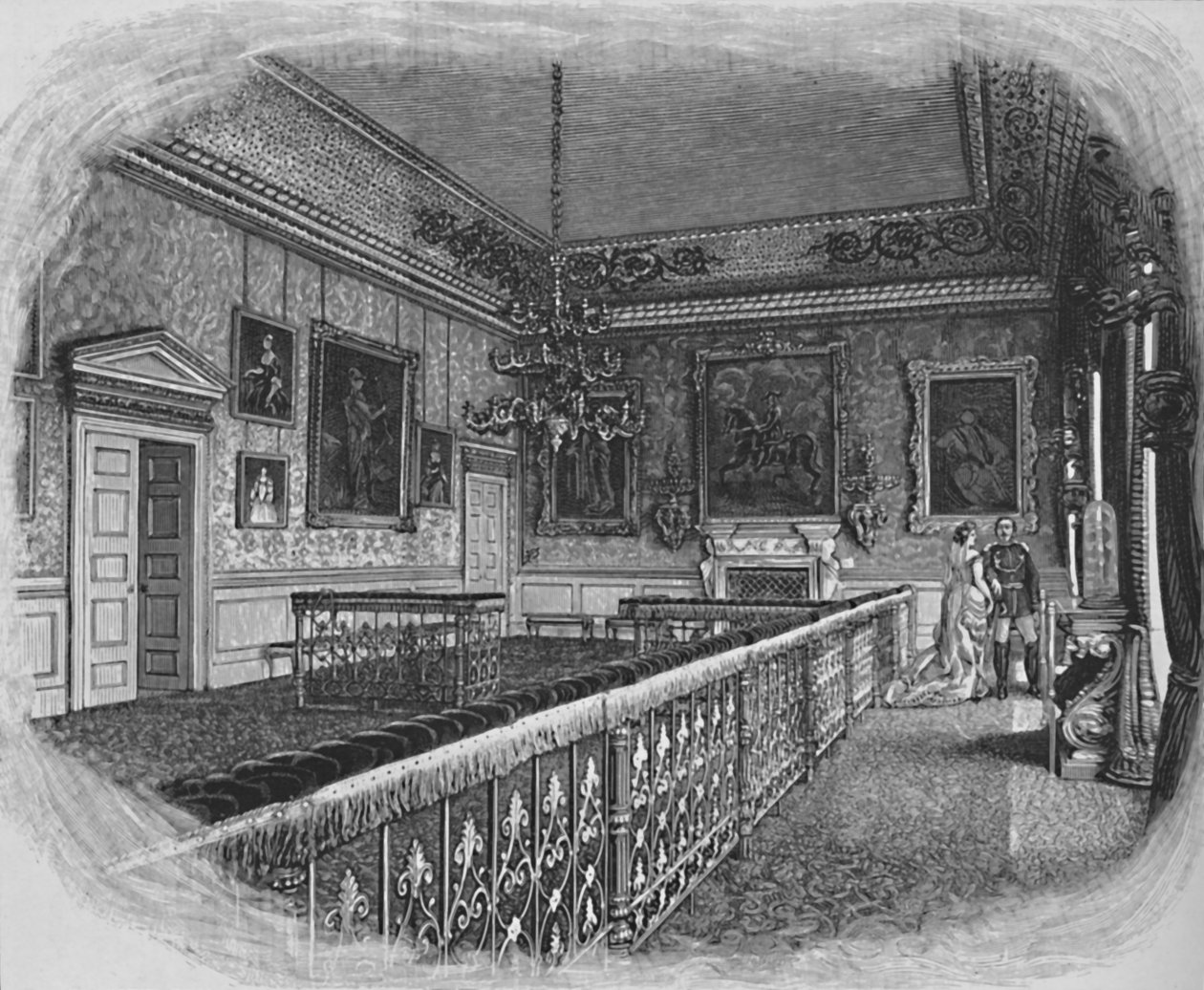 Queen Annes Room, 1886 alkotó: Unbekannt