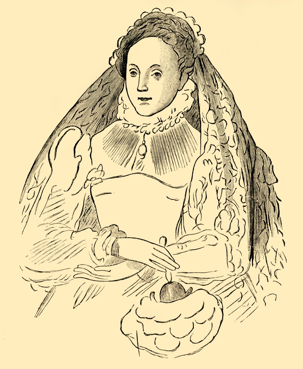 Erzsébet királynő, 1881. alkotó: Unbekannt