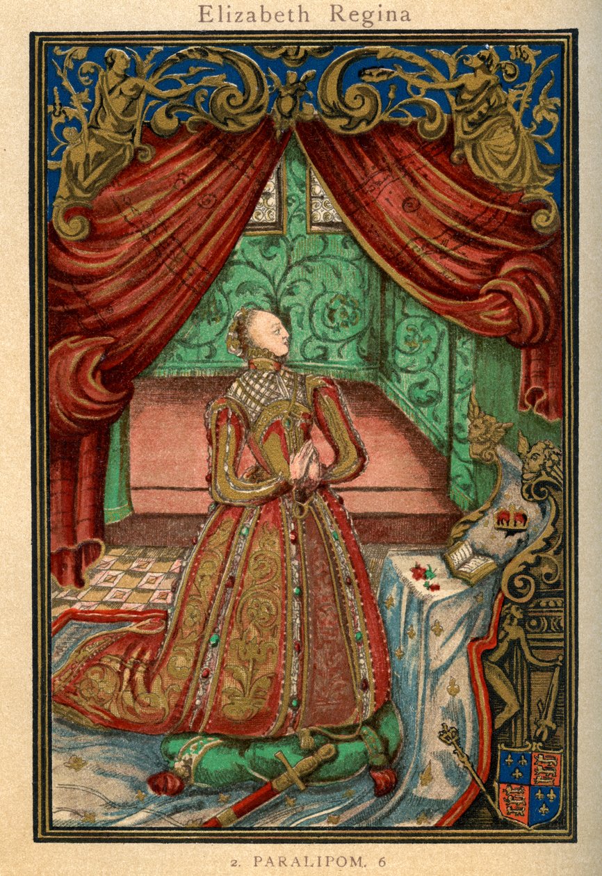 I. Erzsébet királynő imában, 1569, 1893 alkotó: Unbekannt