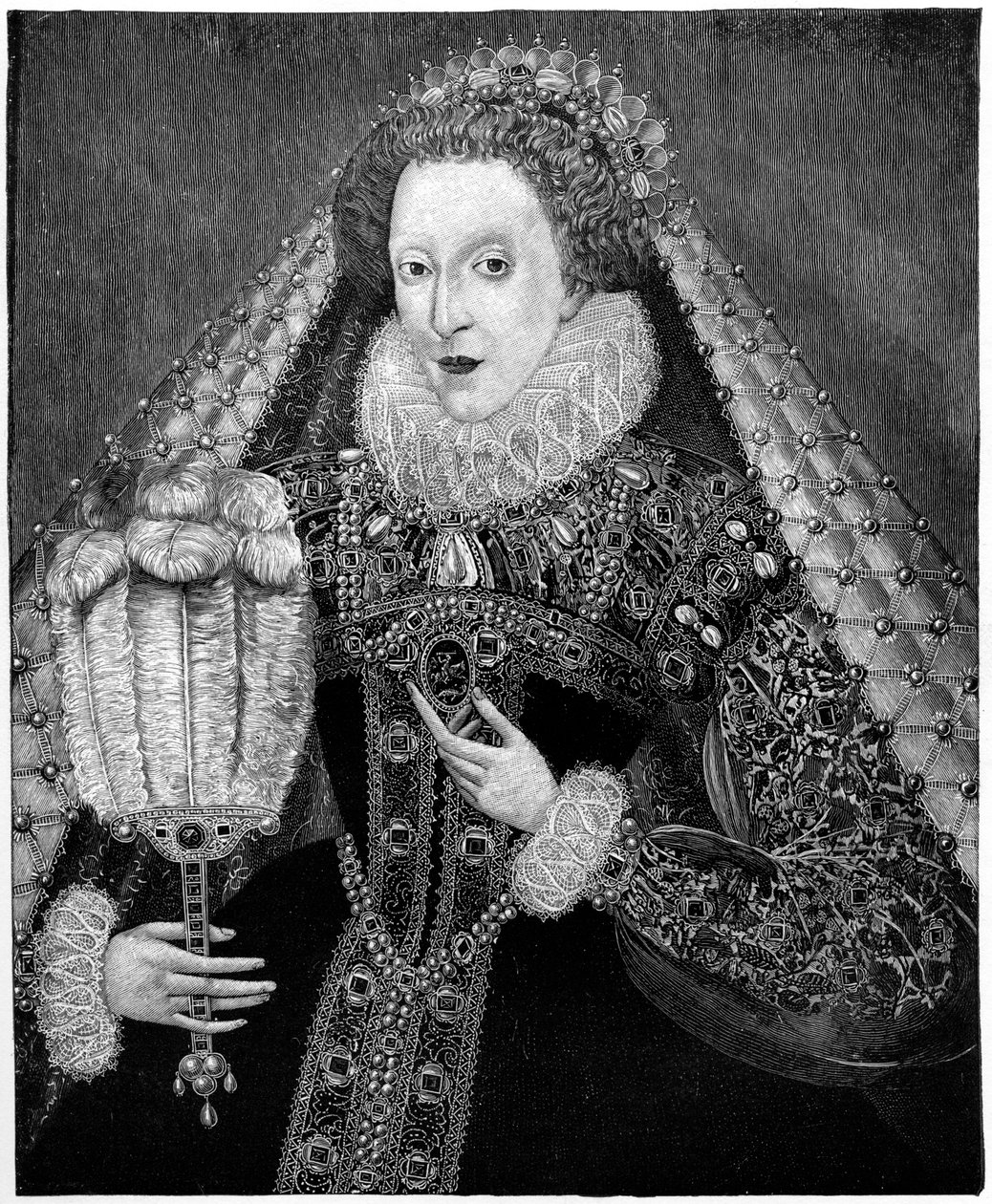 I. Erzsébet királynő, 1580, 1910 alkotó: Unbekannt