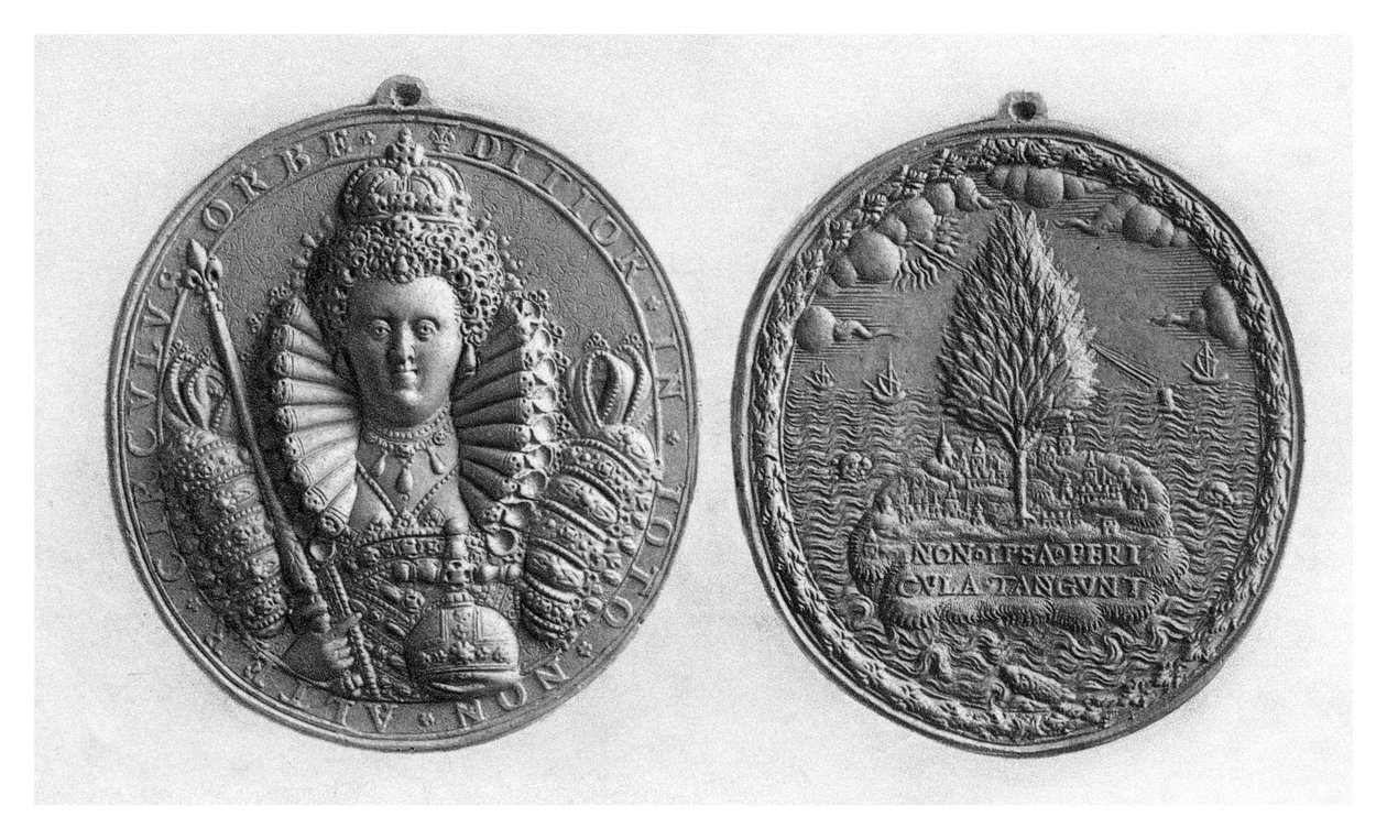 I. Erzsébet királynő érem, 16. század, 1896 alkotó: Unbekannt
