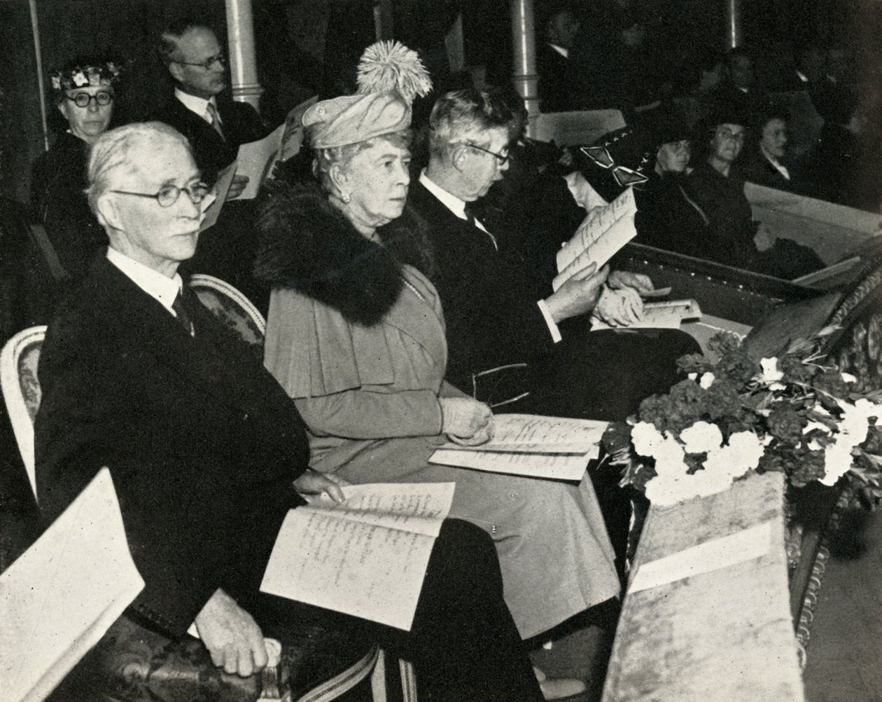 Queen Mary a Hálaadás a győzelemért koncerten, Royal Albert Hall, 1945, 1951. alkotó: Unbekannt