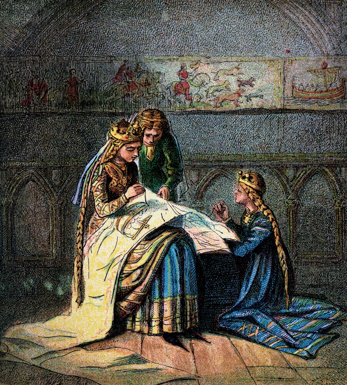 Matilda királynő és kárpitja, 1850 alkotó: Unbekannt