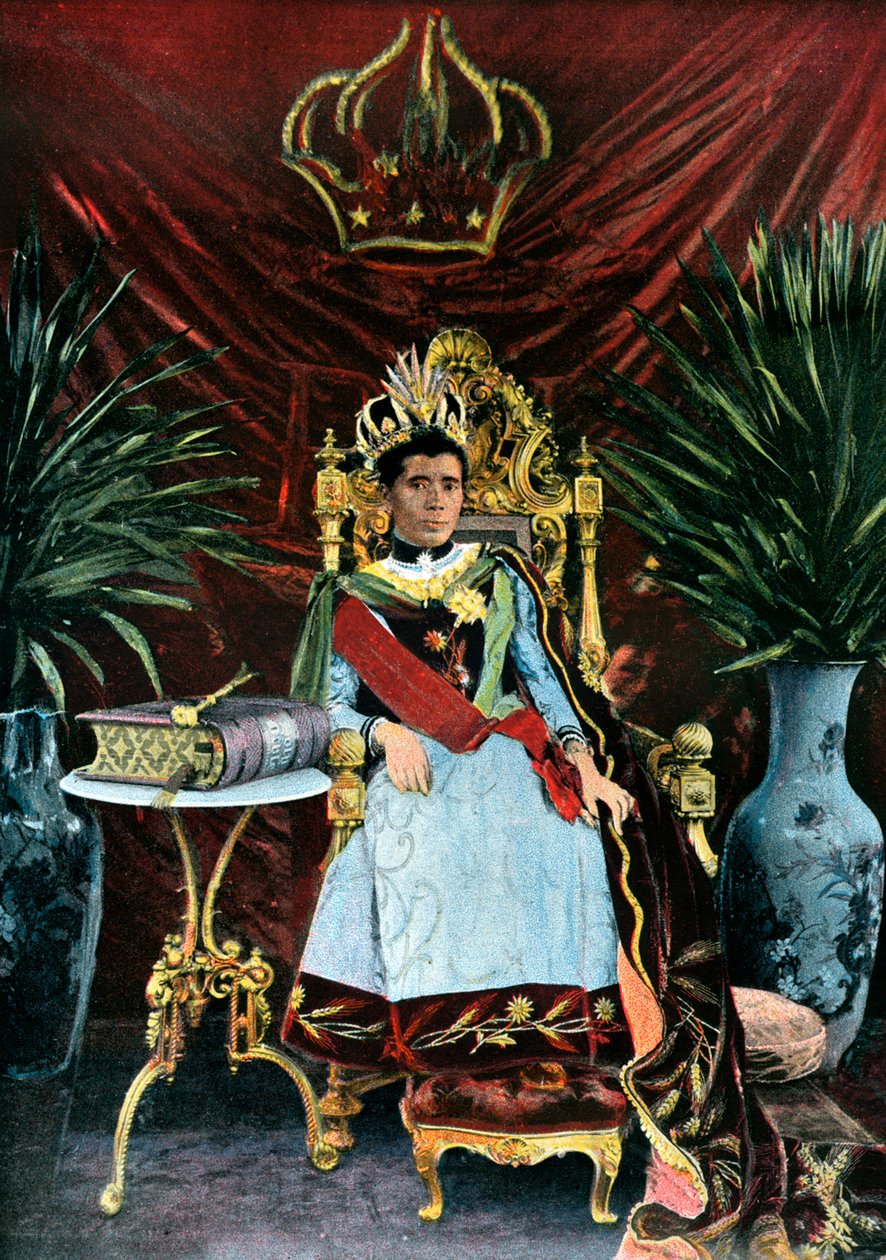 Madagaszkár III. Ranavalona Manjaka királynő, 1880-as évek alkotó: Unbekannt