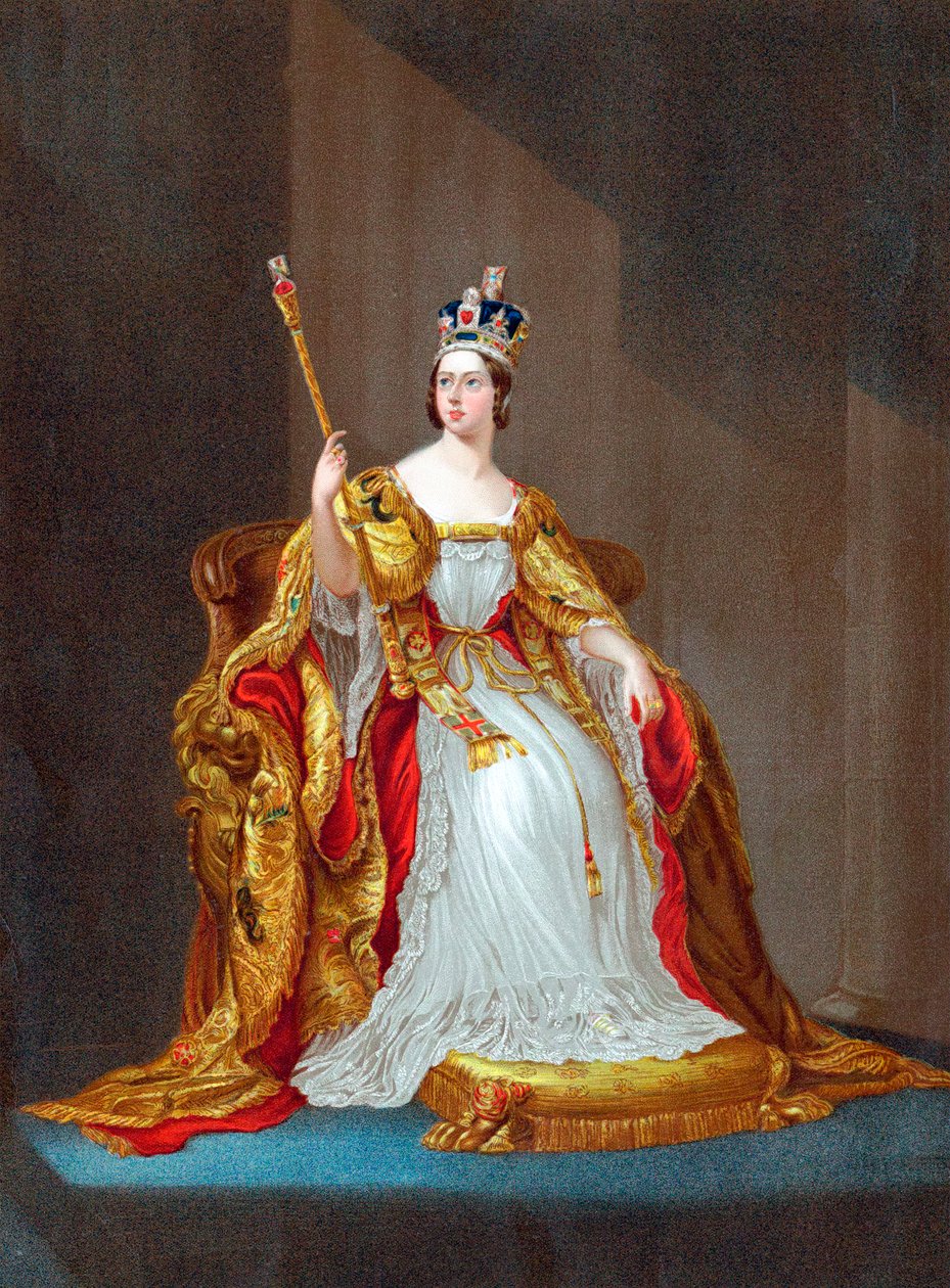 Viktória királynő 1819-1901, 1838 alkotó: Unbekannt