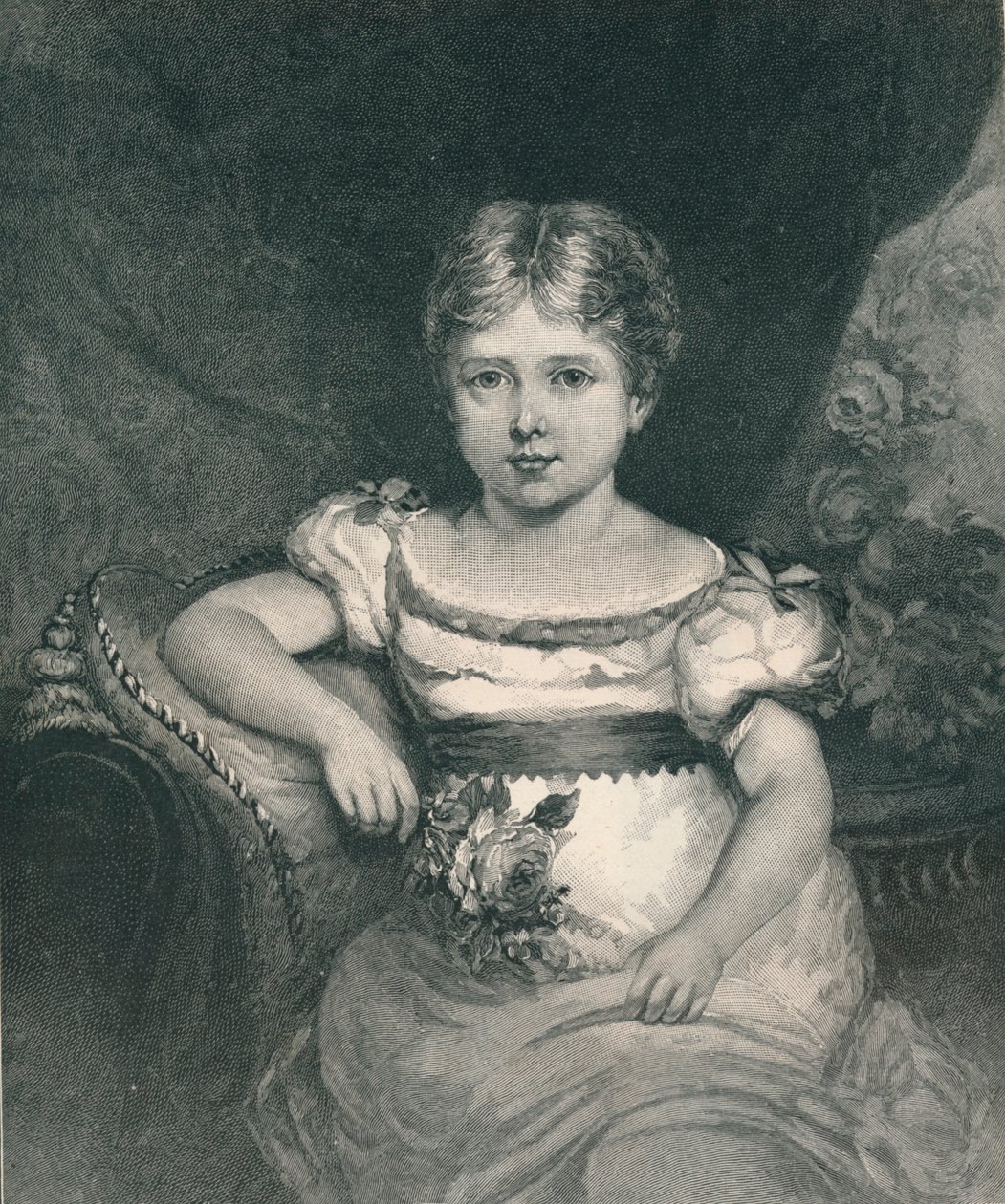 Viktória királynő 1819-1901, hat éves, 1894 alkotó: Unbekannt