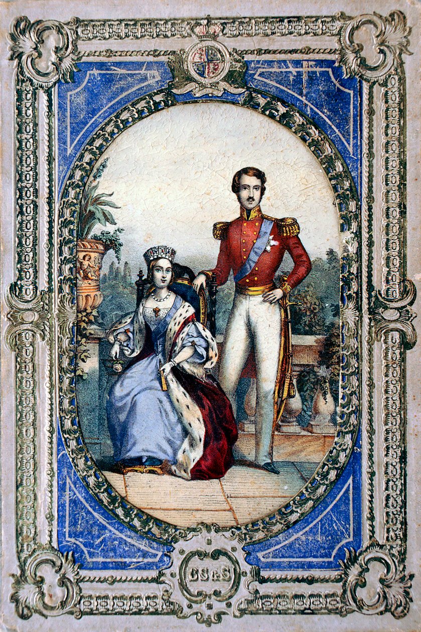 Viktória királynő és Albert herceg, 1840-es évek alkotó: Unbekannt