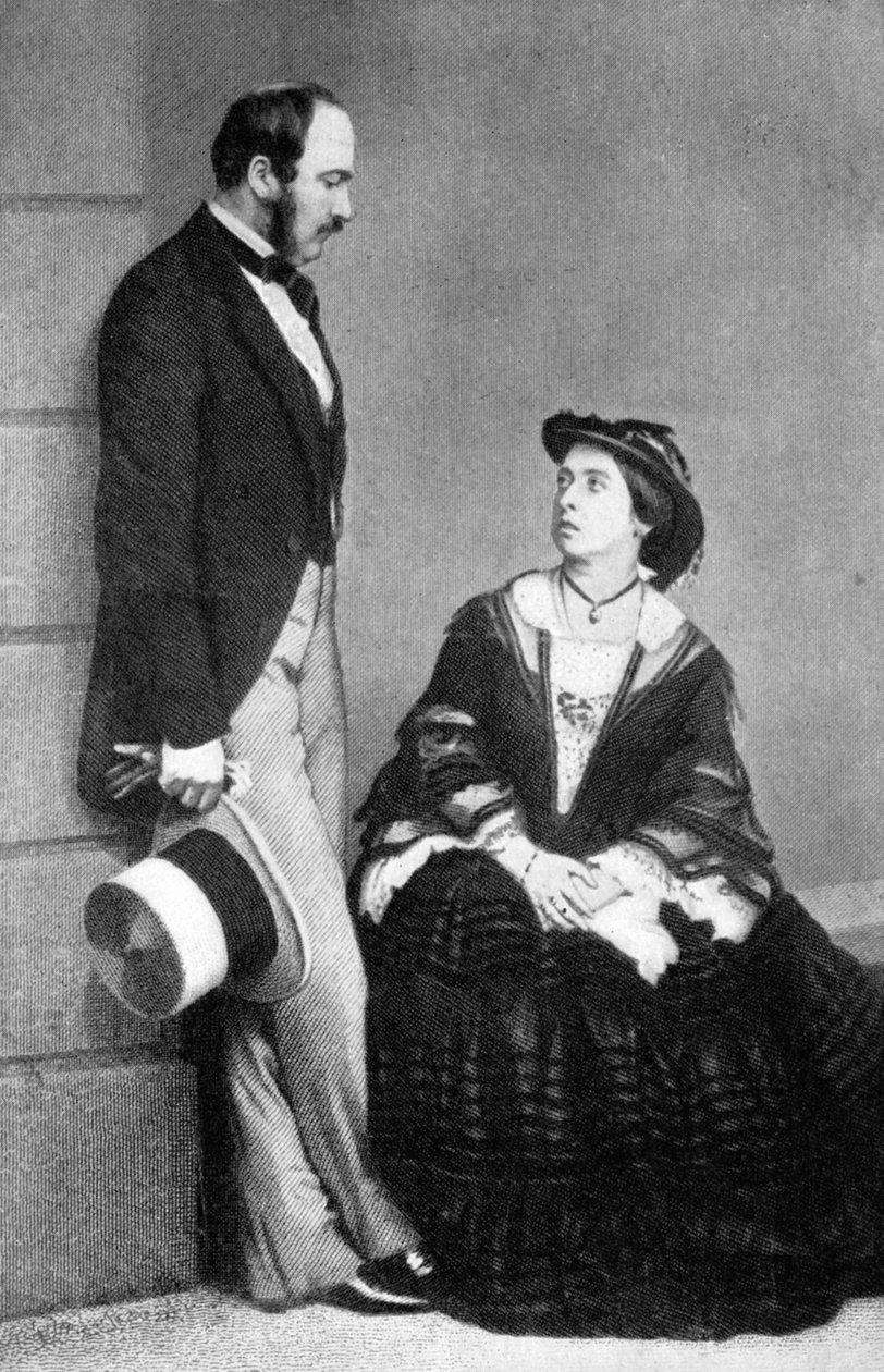 Viktória királynő és a herceg hitvese, 1860 alkotó: Unbekannt