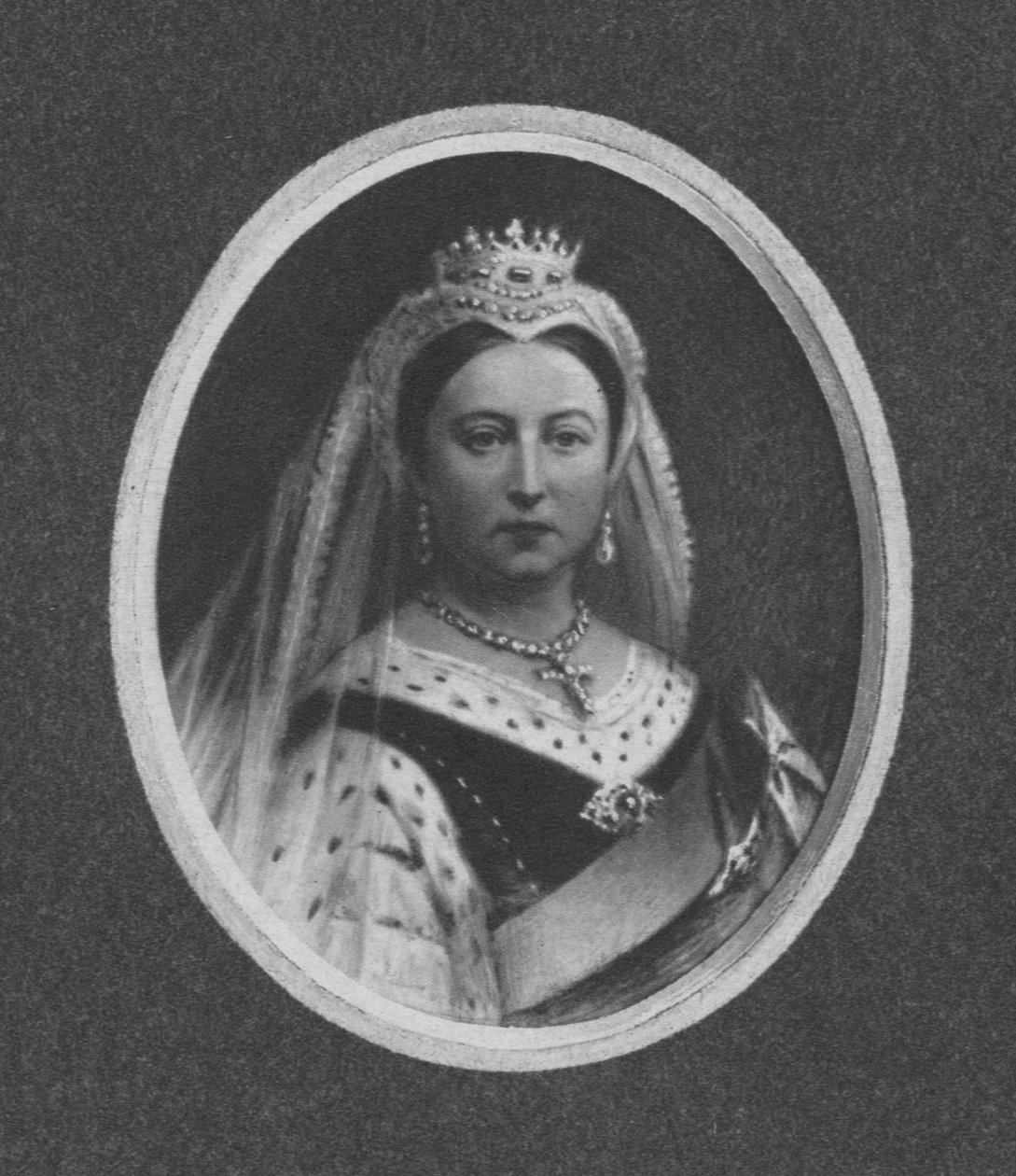 Viktória királynő állami köntösben, 1901. alkotó: Unbekannt
