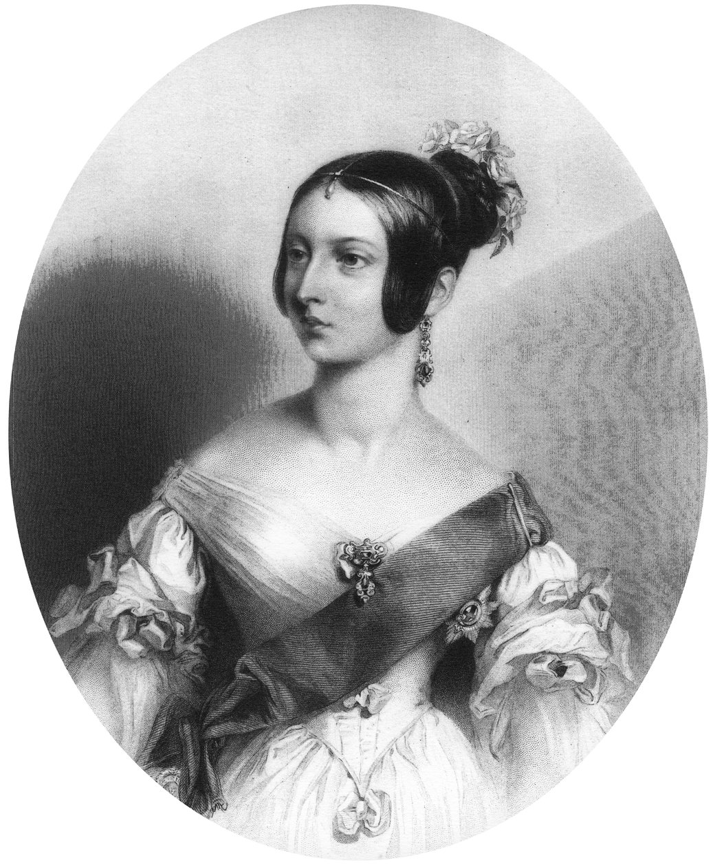 Viktória királynő fiatalon, 1830-as években alkotó: Unbekannt