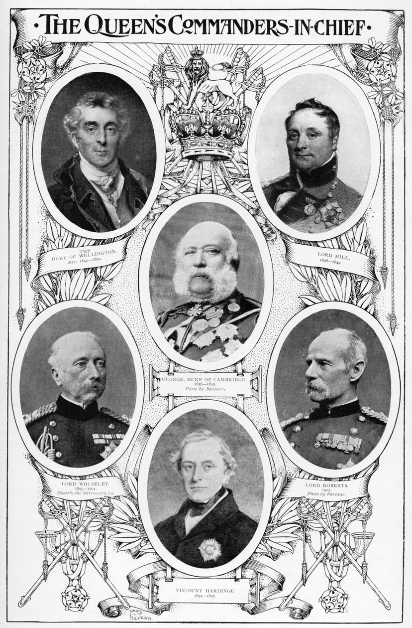 Viktória királynő főparancsnokai, 1901 alkotó: Unbekannt