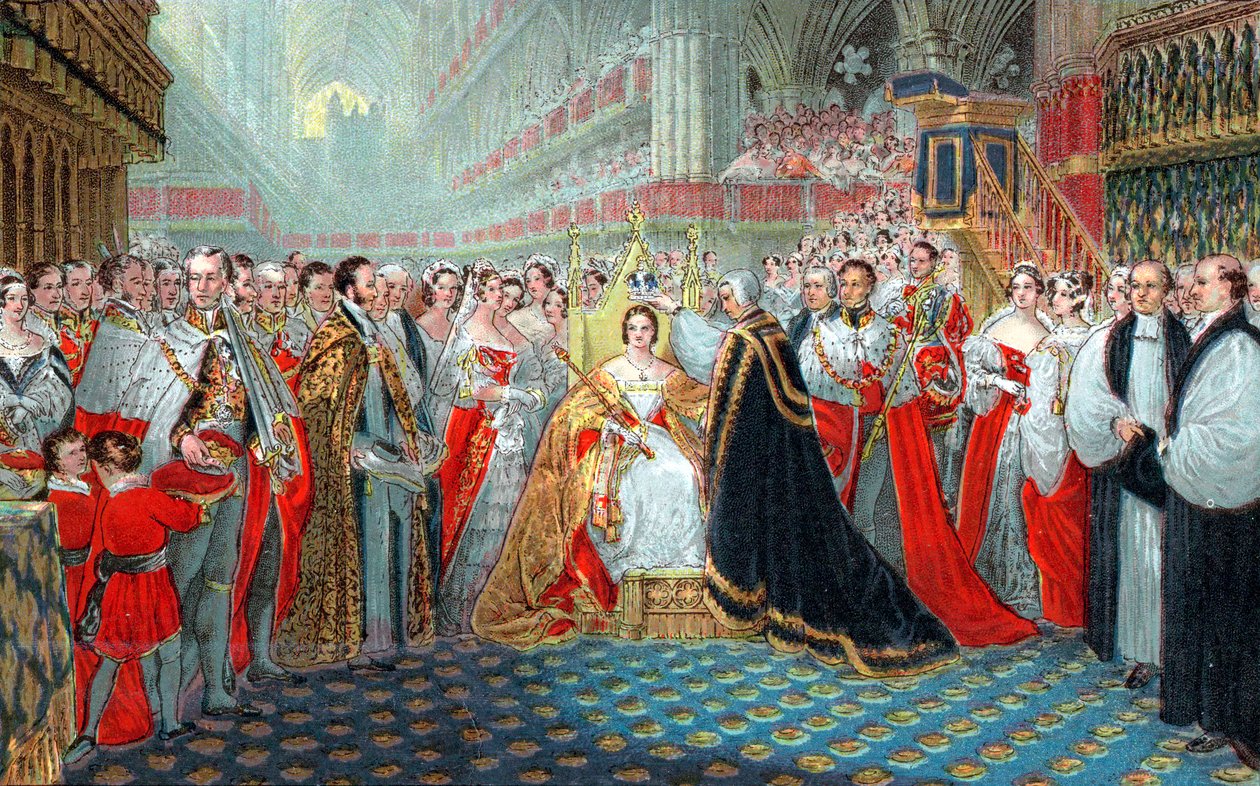 Viktória királynő koronázása, 1837-1887 alkotó: Unbekannt