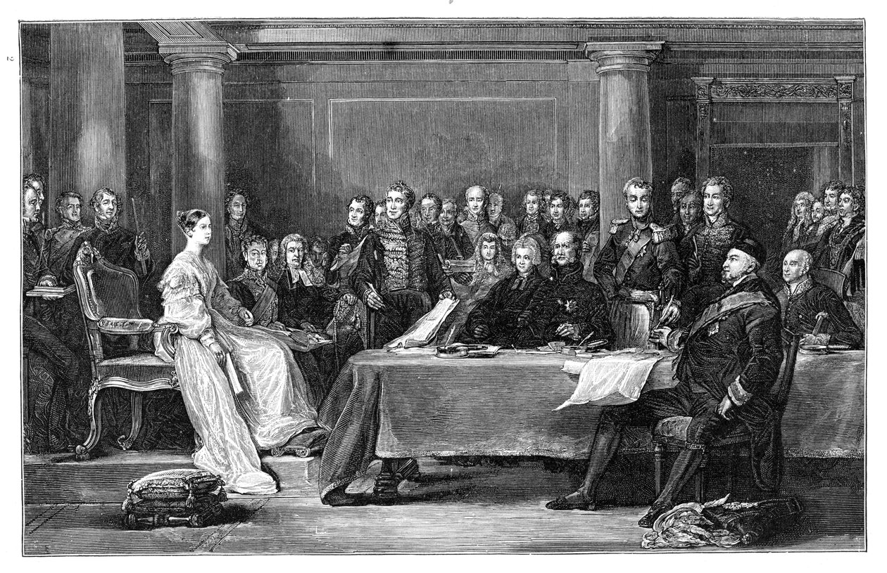 Viktória királynő első tanácsa, 1837 alkotó: Unbekannt