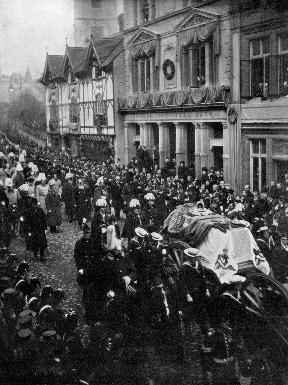 Viktória királynő temetési menete, 1901 alkotó: Unbekannt