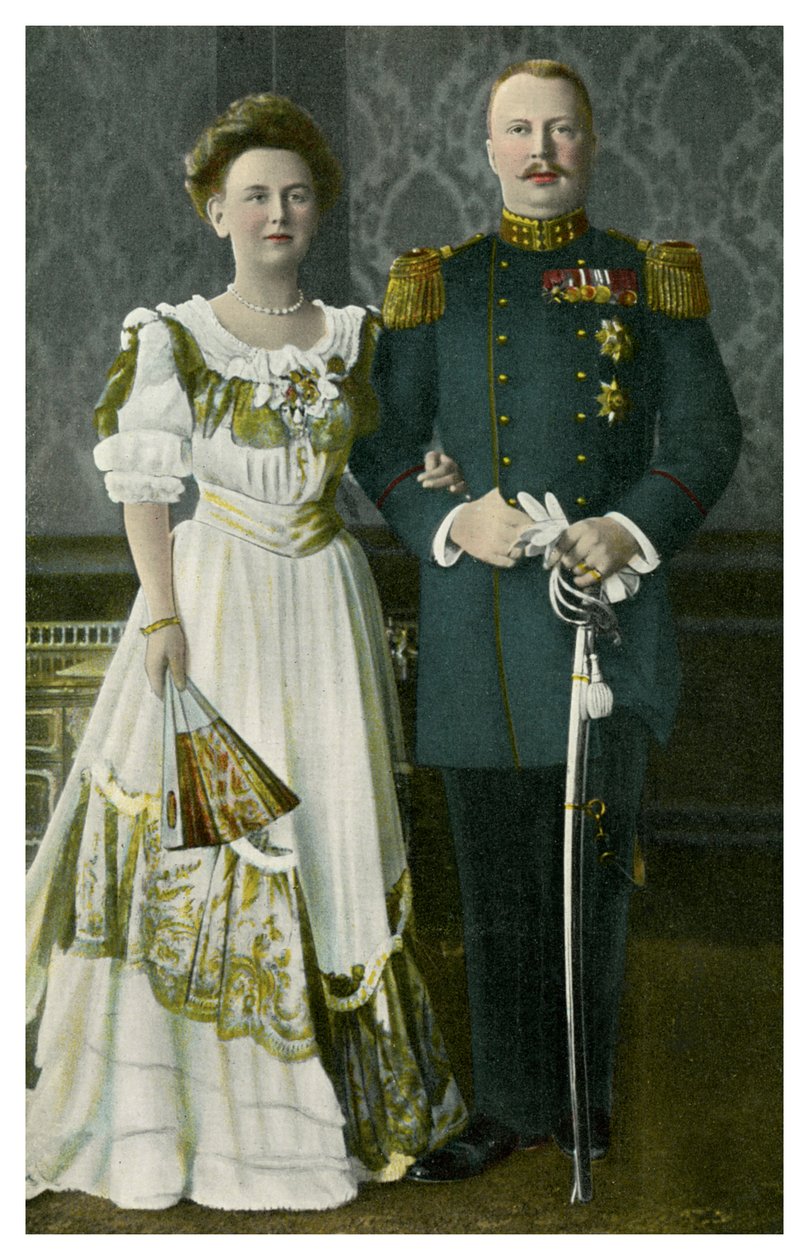 Vilmos királynő és Henrik holland herceg, az 1900-as évektől az 1910-es évekig alkotó: Unbekannt