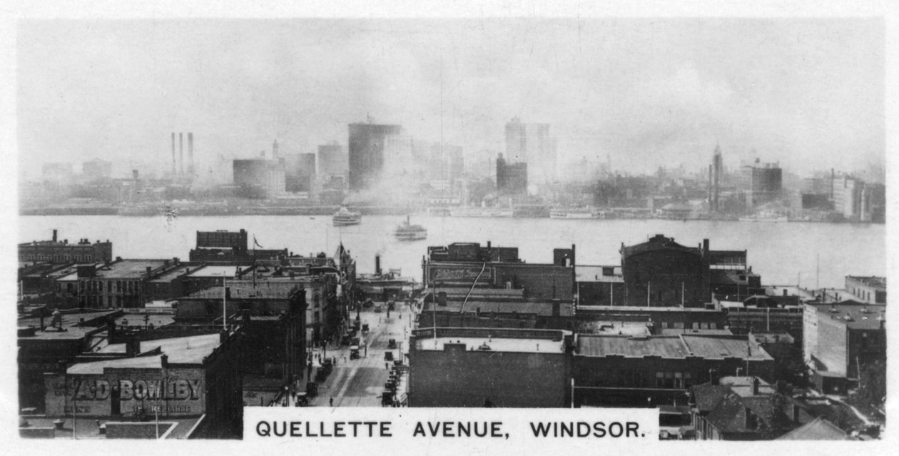 Quellette Avenue, Windsor, Ontario, Kanada, 1920-as évek alkotó: Unbekannt