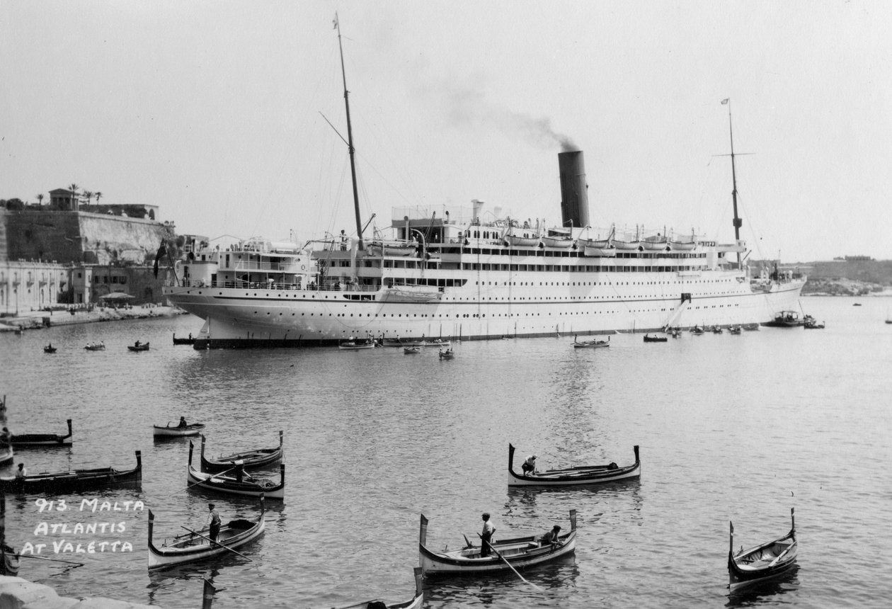 RMS Atlantis, Valetta, Málta, 1929-c1939 alkotó: Unbekannt