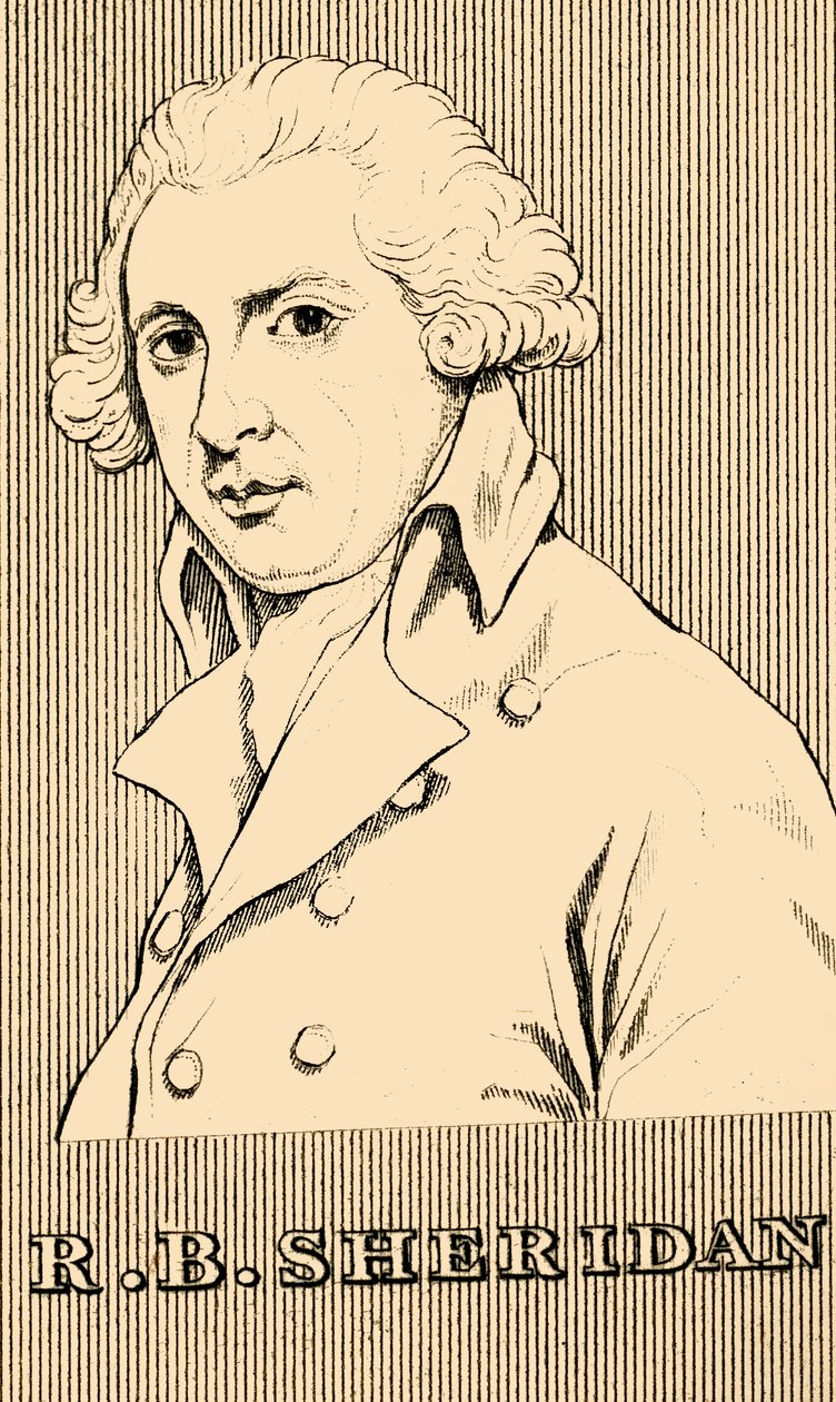 R. B. Sheridan, 1751-1816, 1830. alkotó: Unbekannt