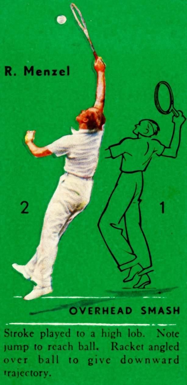 R. Menzel – Overhead Smash, 1935. alkotó: Unbekannt