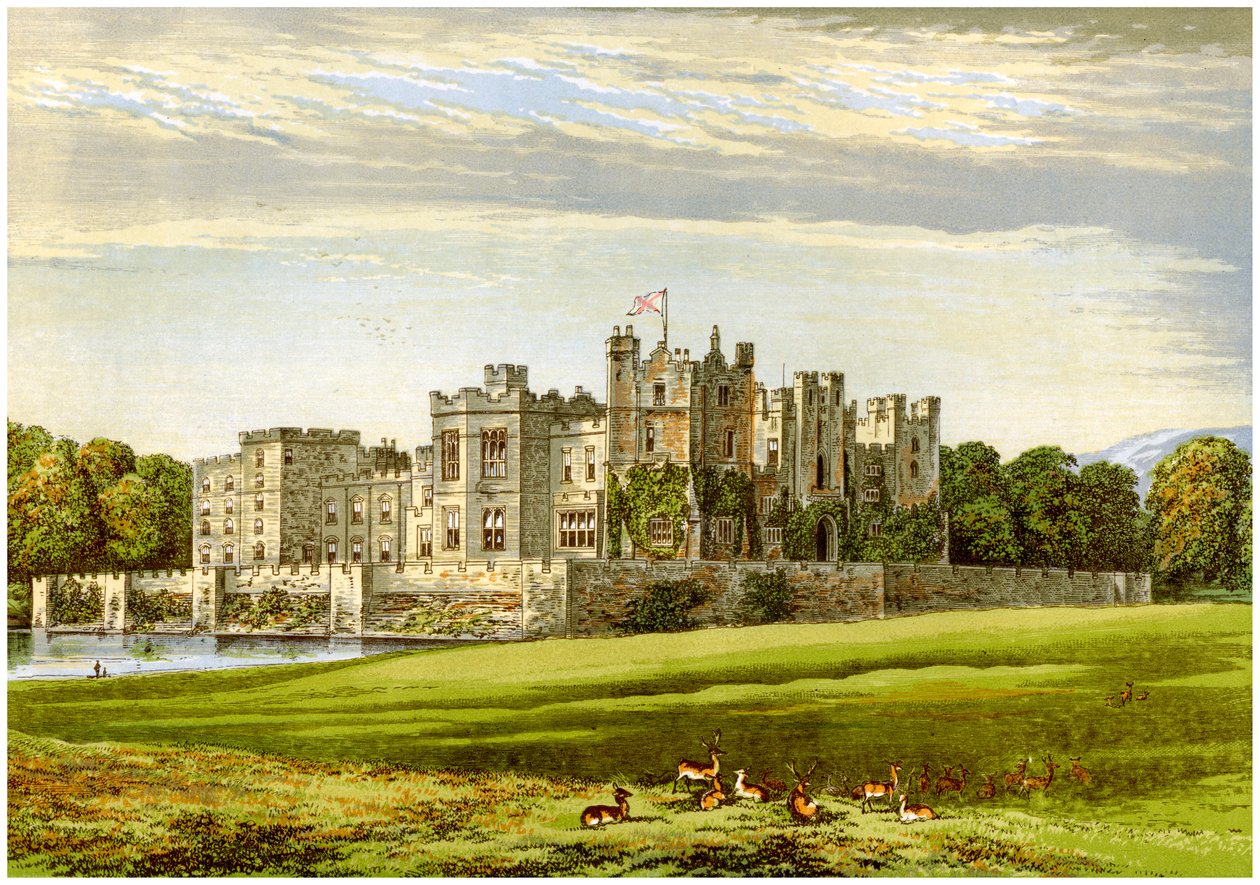 Raby kastély, Durham megye, Cleveland hercegének otthona, 1880 alkotó: Unbekannt