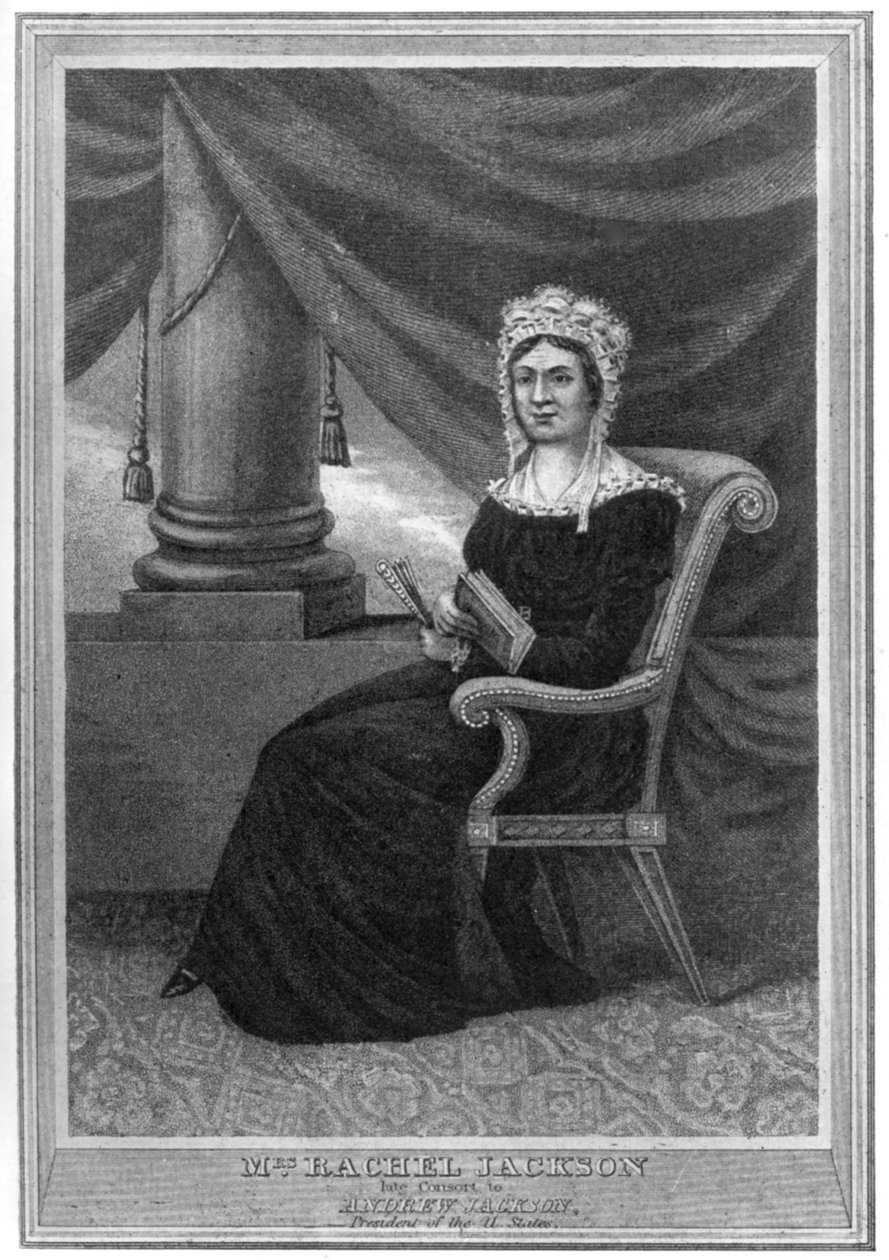 Rachel Jackson 1767-1828, First Lady, 19. század, 1908 alkotó: Unbekannt