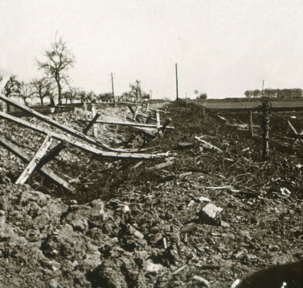 Vasút, Somme, Észak-Franciaország, 1914-c1918 alkotó: Unbekannt