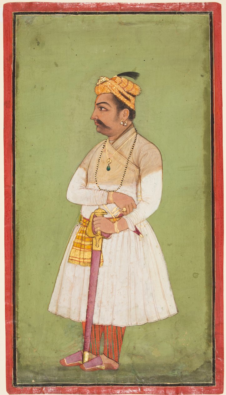 Raja Hari Sen of Mandi r. 1604-1623-37, c. 1650. alkotó: Unbekannt