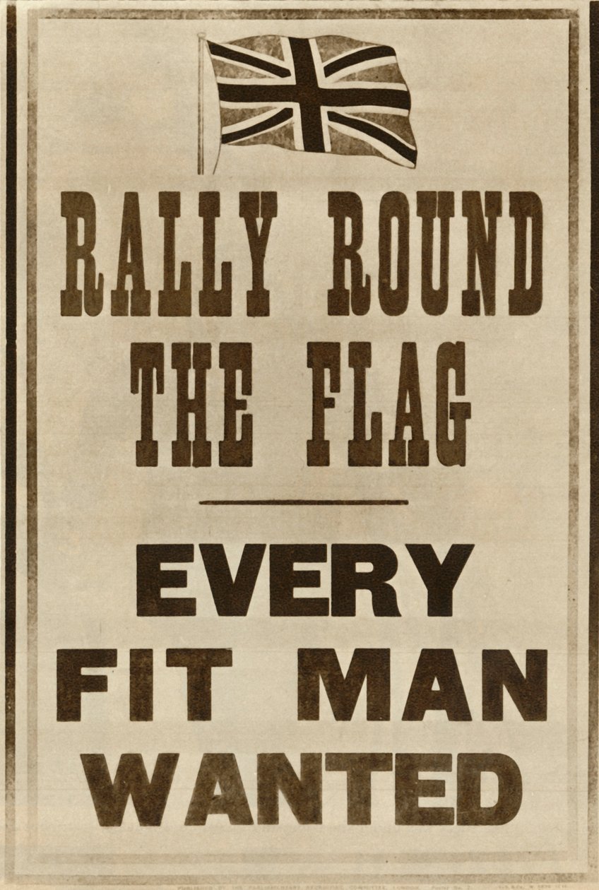 Rally Round the Flag: Every Fit Man Wanted, 1914, 1935. alkotó: Unbekannt