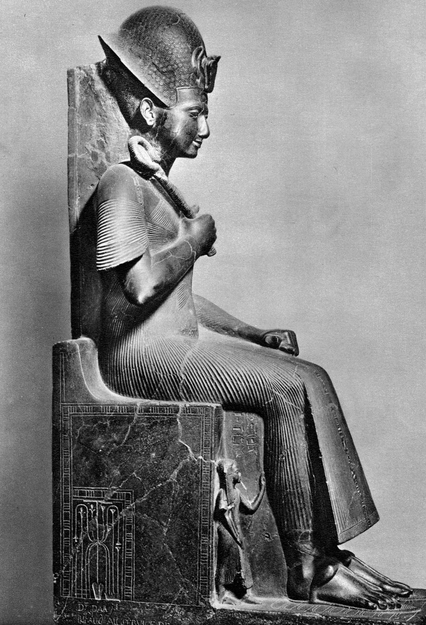 II. Ramszesz Kr.e. 1279-1213, ókori egyiptomi fáraó, Kr.e. 1250 körül 1936 alkotó: Unbekannt