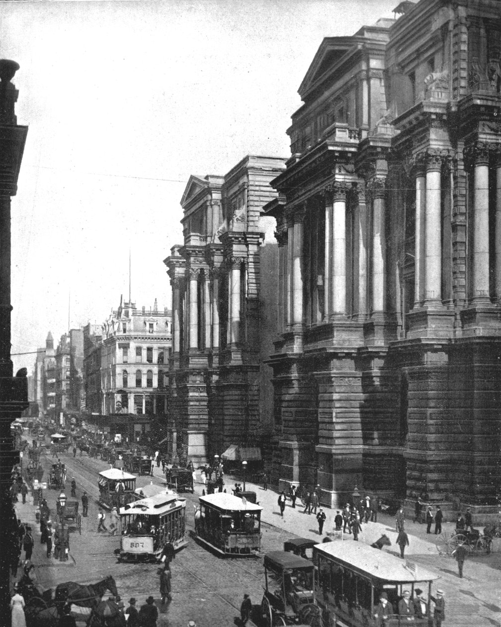Randolph Street, Chicago, Illinois, USA, 1900. alkotó: Unbekannt