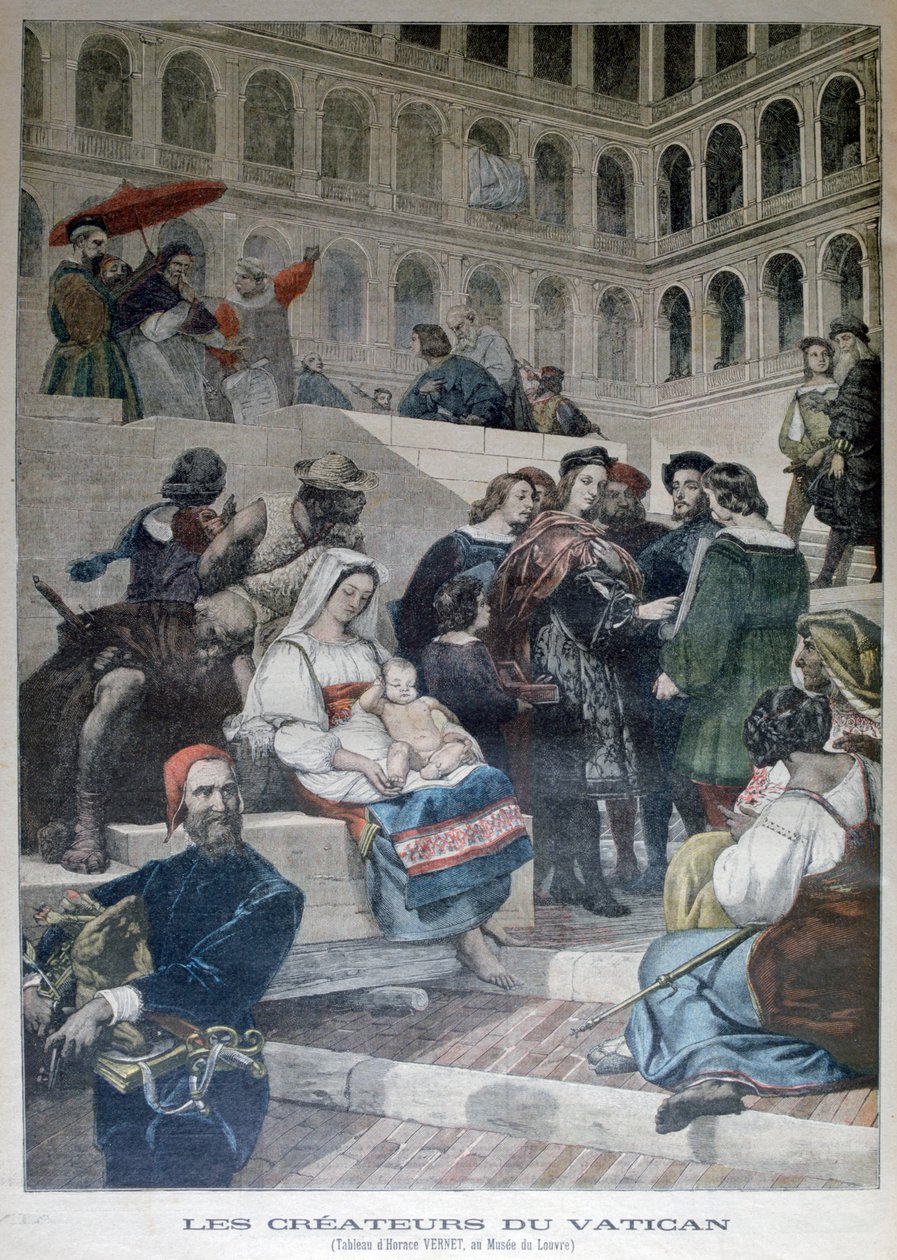 Raphael a Vatikánban, 1832, 1903 alkotó: Unbekannt