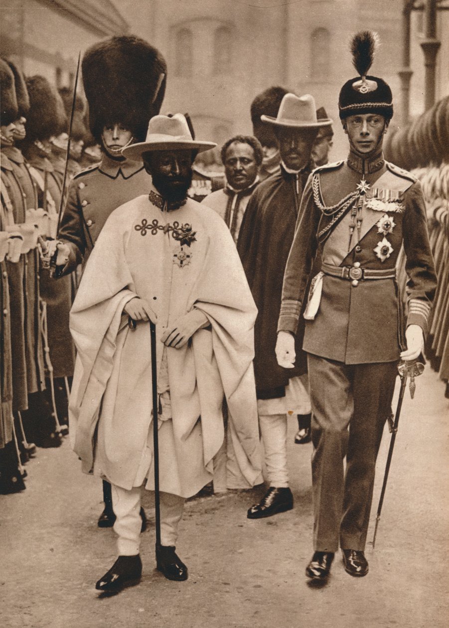 Ras Tafari, Etiópia hercege, Haile Selassie császár és York hercege, 1924 alkotó: Unbekannt