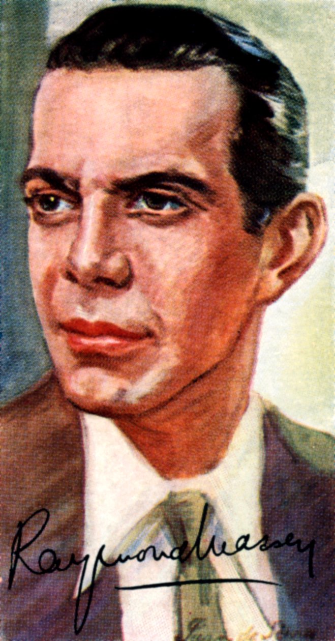 Raymond Hart Massey, 1896-1983, kanadai színész, XX. alkotó: Unbekannt