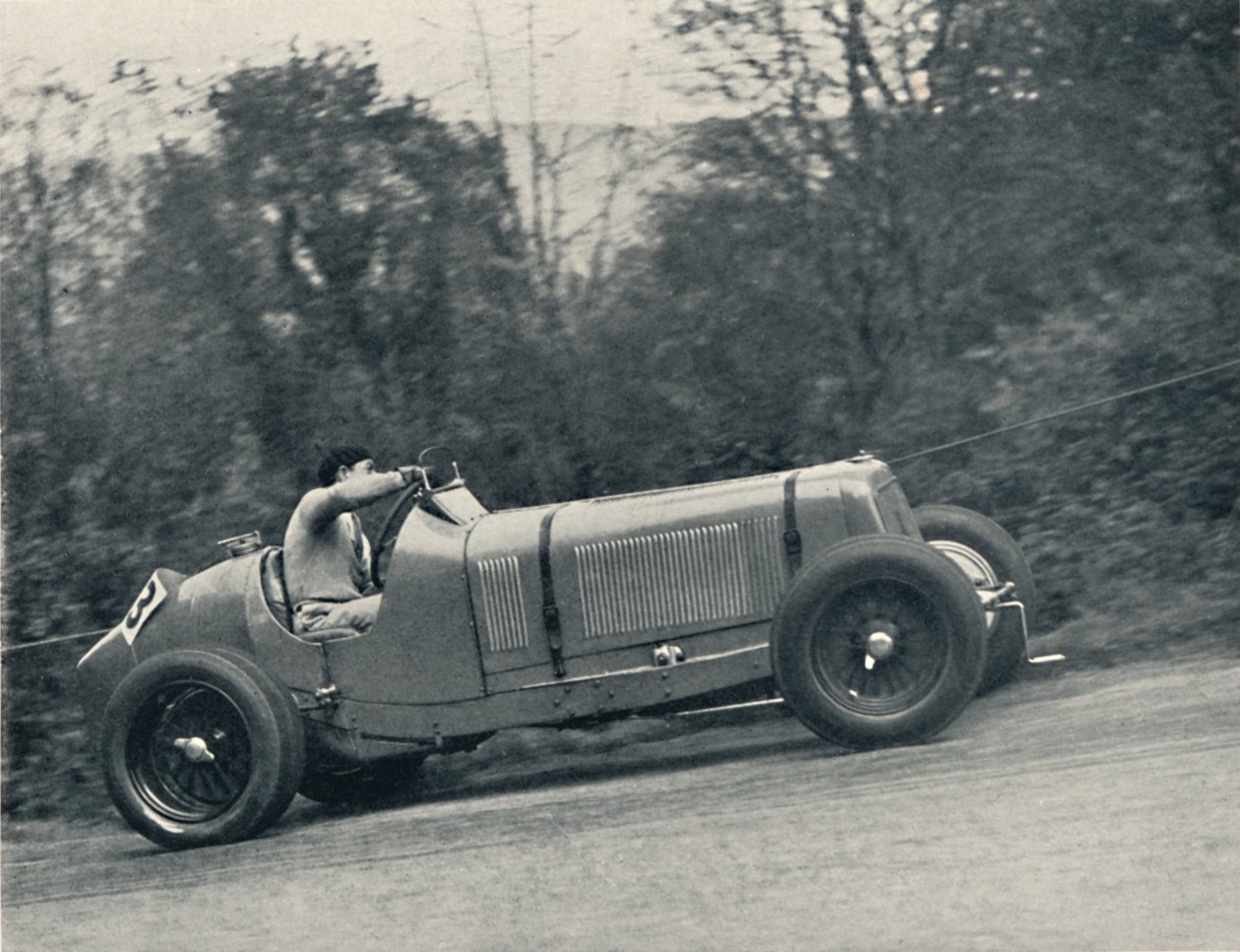 Raymond Mays E.R.A. rekord megdöntése, 1935, a Shelsey Walsh Hill Climb, 1937 alkotó: Unbekannt