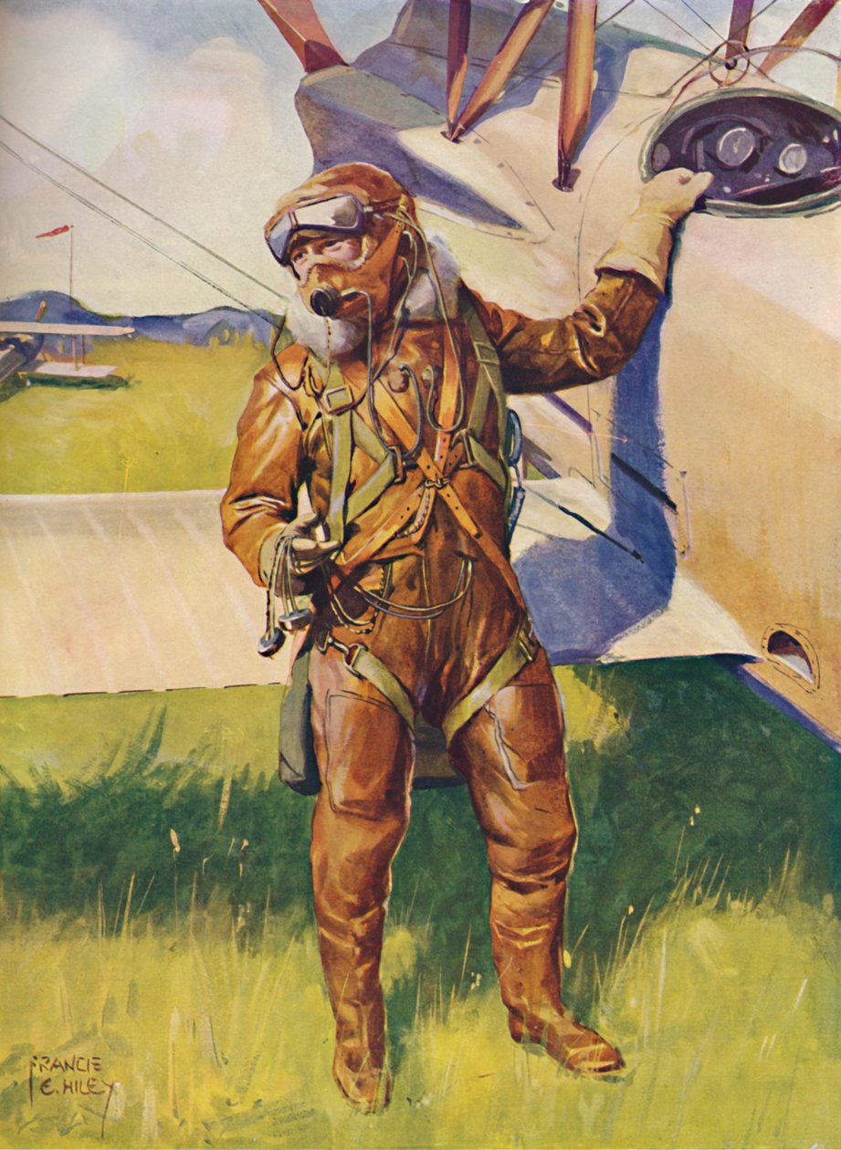 Nagy magasságú repülésre készen, 1927 alkotó: Unbekannt