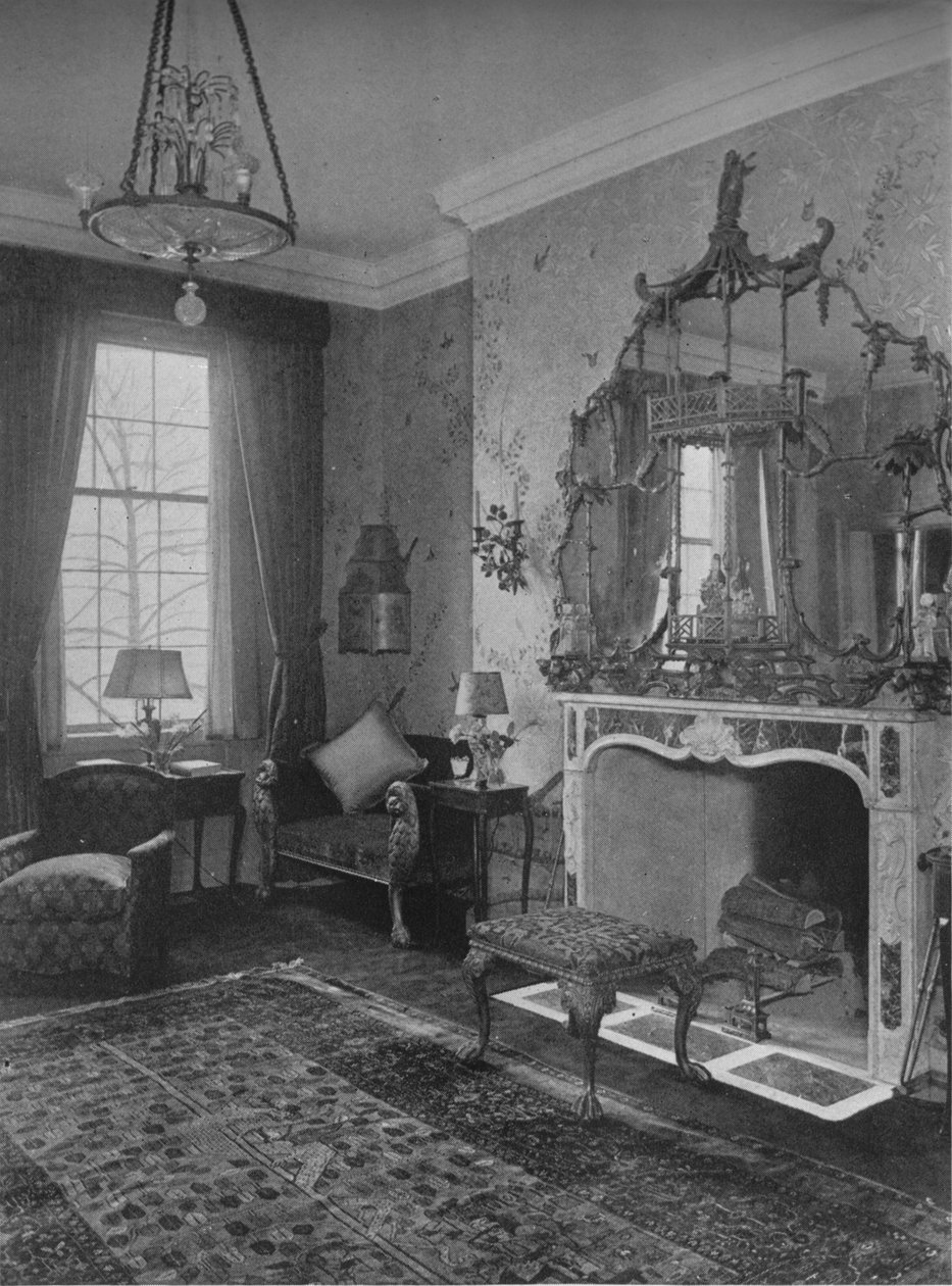 Fogadóterem, Miss Anne Morgan háza, New York City, 1924 alkotó: Unbekannt