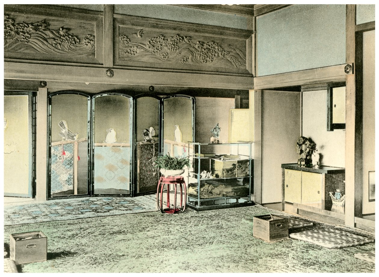 Fogadóterem egy japán nemesi házban, 1904 alkotó: Unbekannt