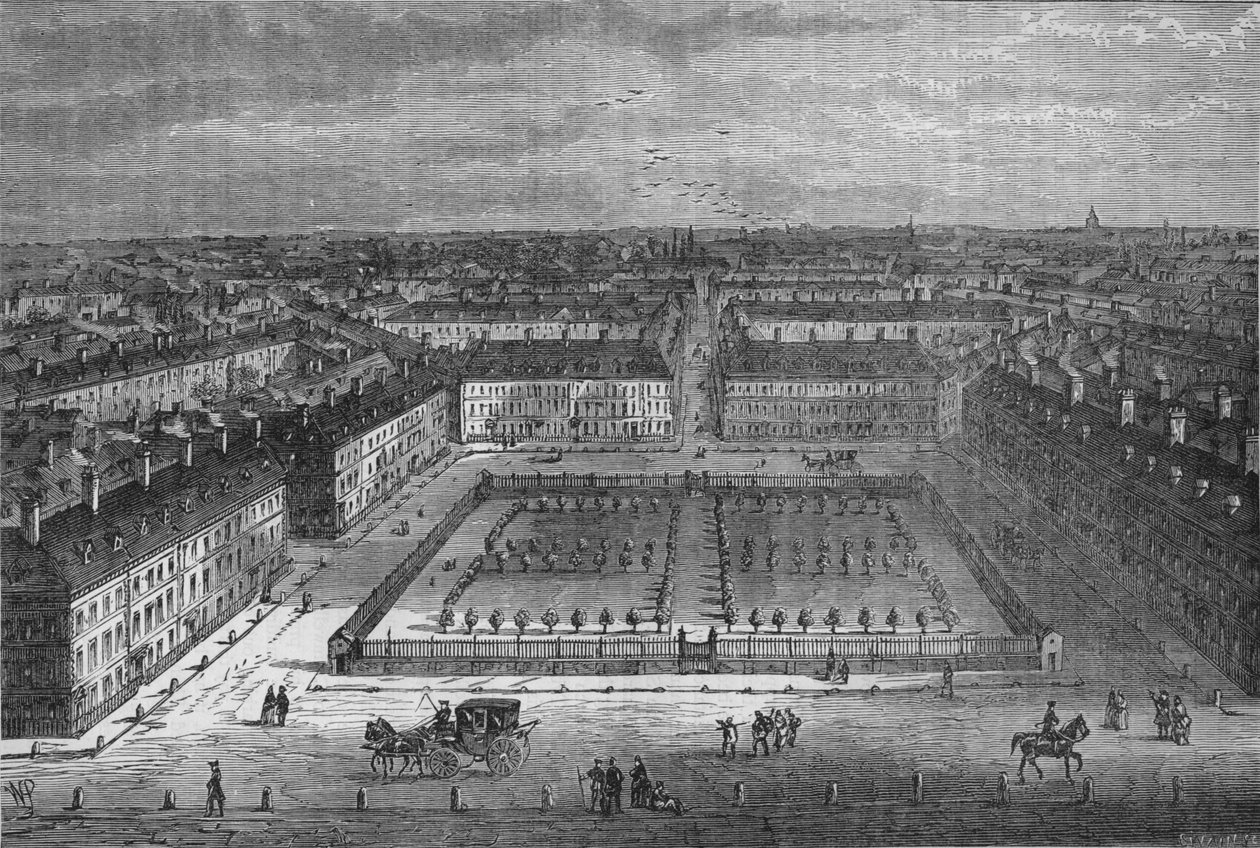 Vörös Oroszlán tér, London, 1800-ban, 1878-ban alkotó: Unbekannt