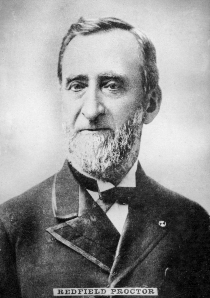Redfield Proctor, 1831-1908, 1920-as évek alkotó: Unbekannt