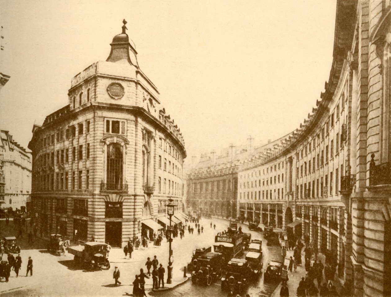 Újjáépített Regent Street, 1930. alkotó: Unbekannt