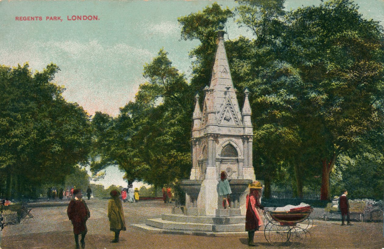 Regents Park, London, 1910. alkotó: Unbekannt