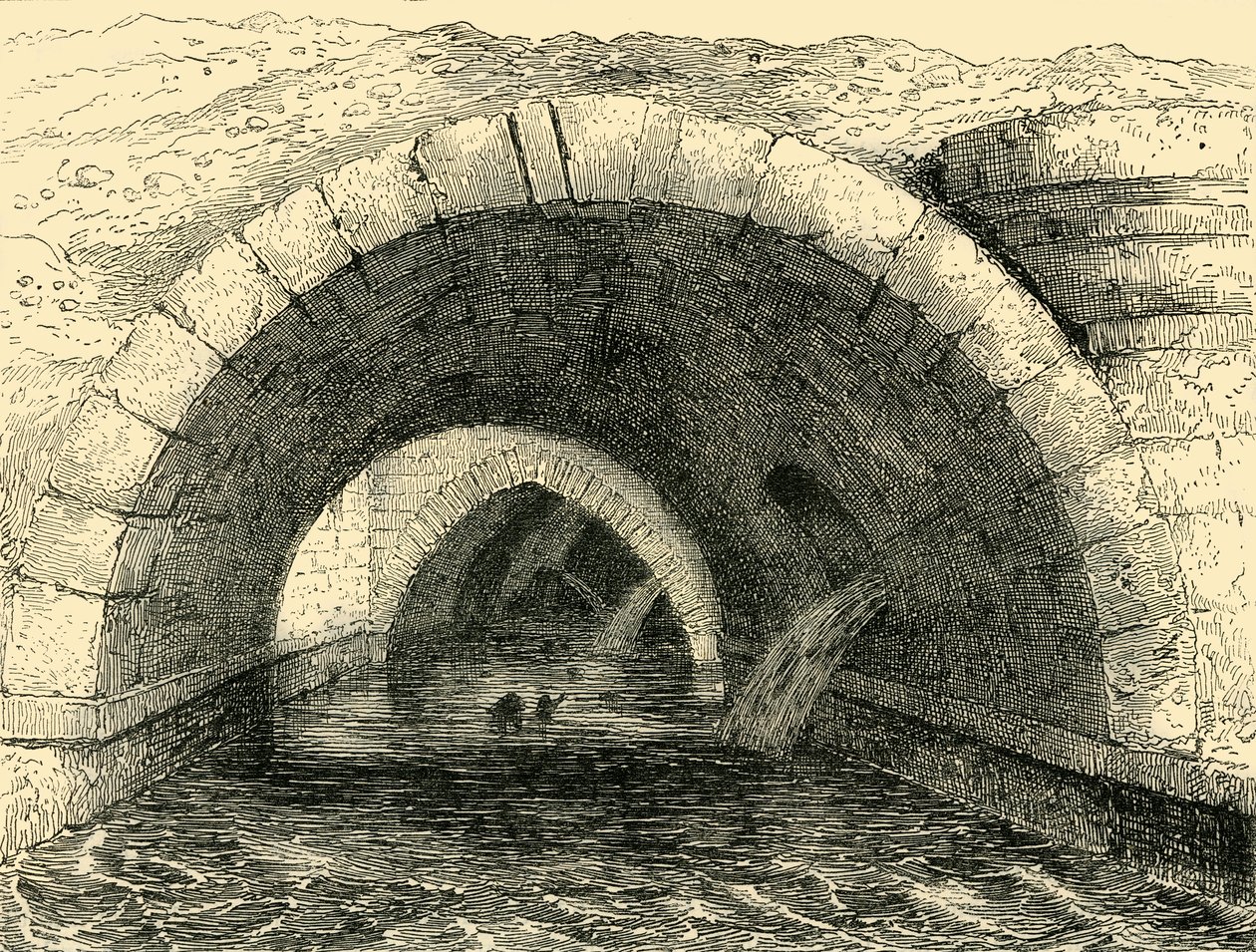 A régi Holborn-híd maradványai, 1872. alkotó: Unbekannt
